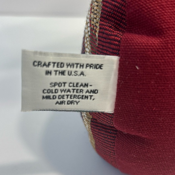 Bear Pillow Doorstop Weighted Tapestry Style Vintage Cottagecore Country Teddy - Picture 3 of 8